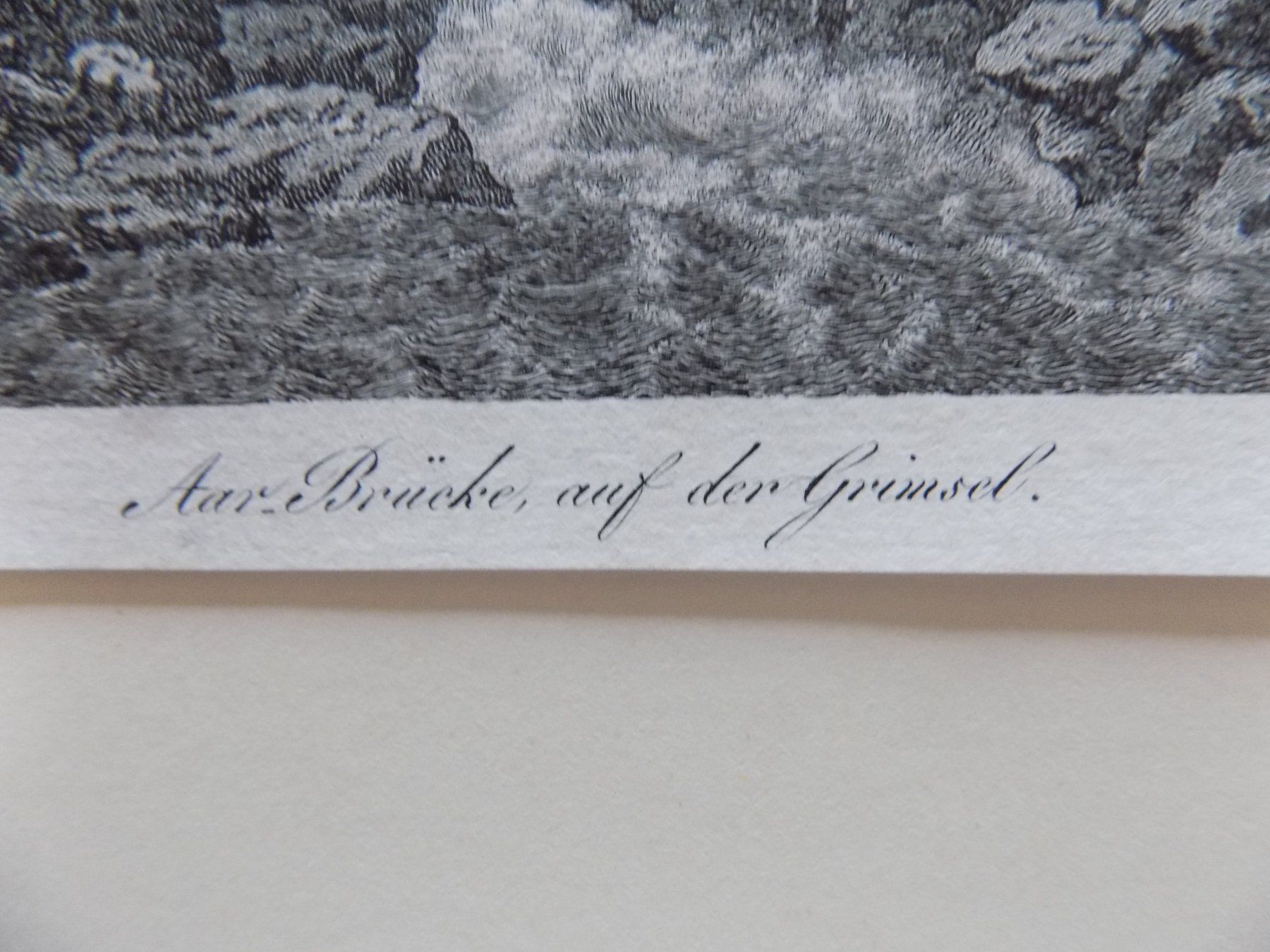 Stiche: Aarbrücke auf der Grimsel – Gebraucht aus Risch von Rischli15 2