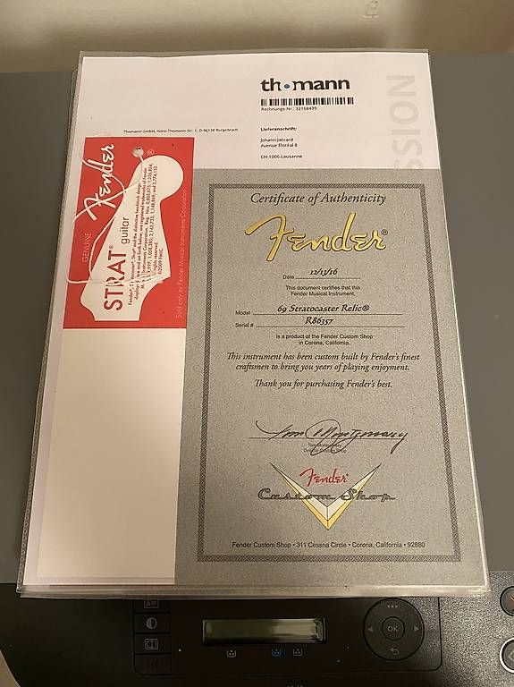 Fender Strumenti musicali: Fender Stratocaster 1969 Heavy Relic new ! – Usato da Lausanne venduto da JTRMcom 4