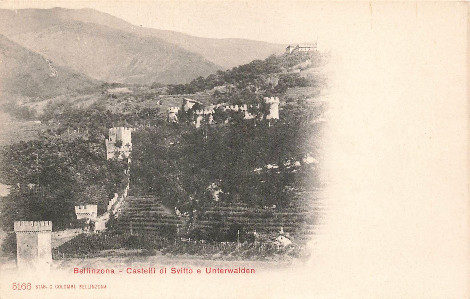 Cartoline postali: Bellinzona castelli svitto e unterwalden – Usato da Biasca venduto da Blenio71