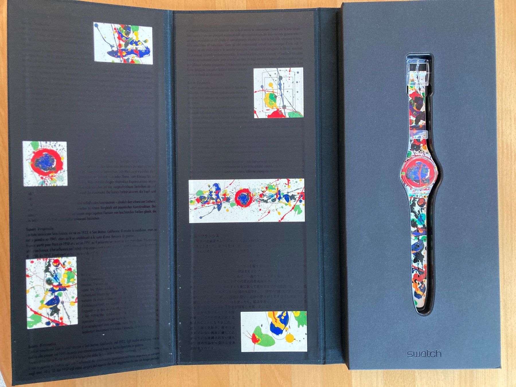 Swatch Orologi: Swatch Sam Francis, 1992, OVP – Nuovo e nell'imballaggio originale da Meilen venduto da Oldiepoldi