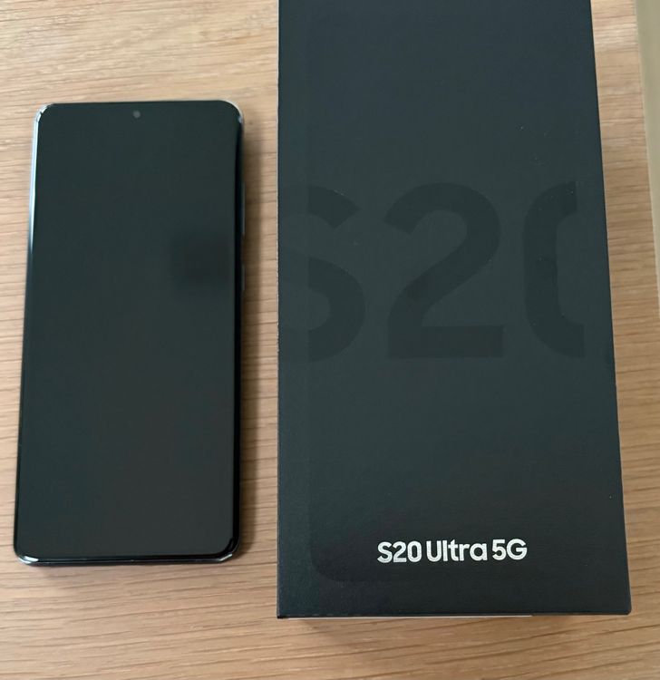 Samsung S20 Ultra 5G, Cosmic Black, 128GB, OVP Kaufen auf Ricardo