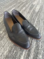 Black Leather Loafers size 6.5 (36.5-37)