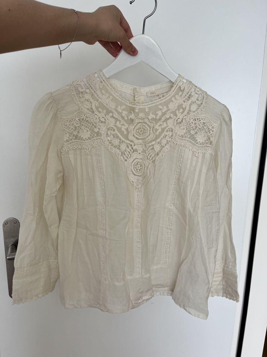 Maje Blusen: Maje Bluse Cream Gr 1 – Neu (gemäss Beschreibung) aus Pfäffikon SZ von Zitrone_100