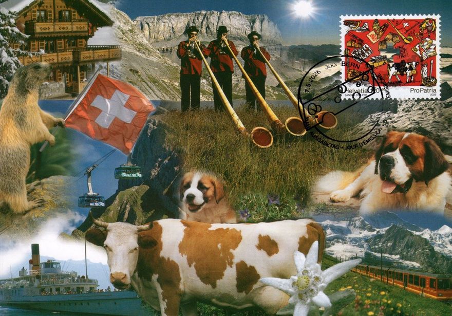 Tutti i francobolli: Maximumkarte Pro Patria - Schweizer Kulturgut – Nuovo (secondo la descrizione) da Dottikon venduto da haeusibuh5