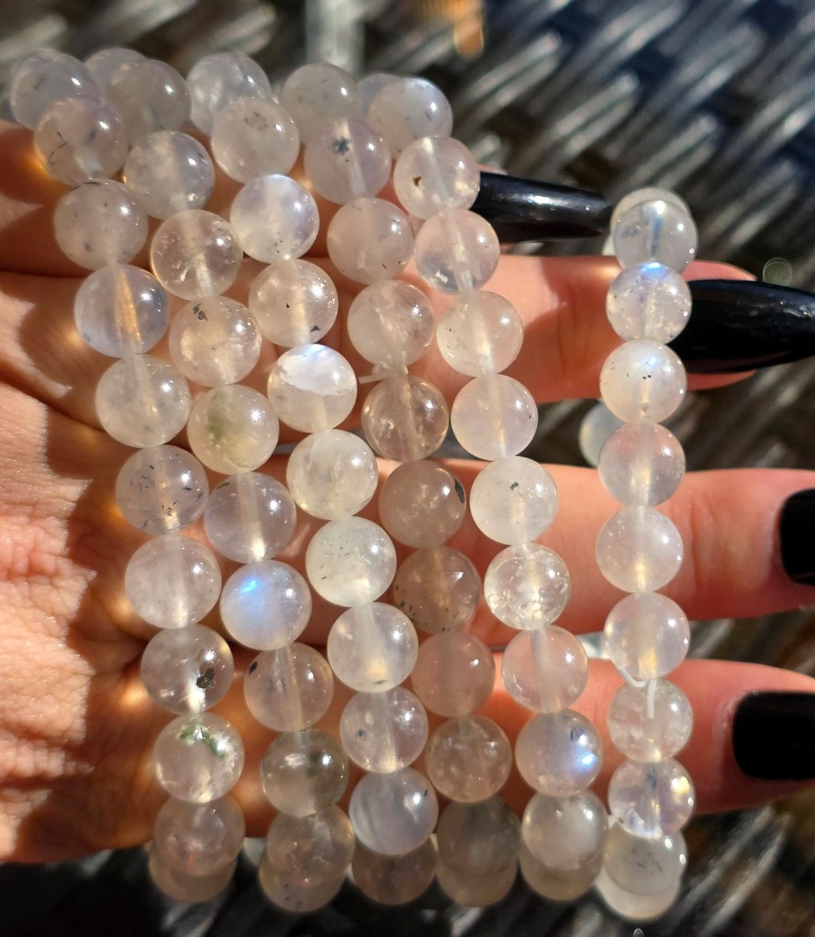 Minerali & Pietre curative: Weisser Mondstein Armband – Nuovo e nell'imballaggio originale da Matzingen venduto da Shay_Crystalz 1