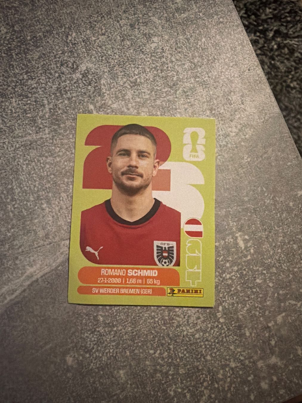Panini Cartes à collectionner: Panini Romano Schmid AUT16 – D'occasion à Pfeffingen par Fantasy1971