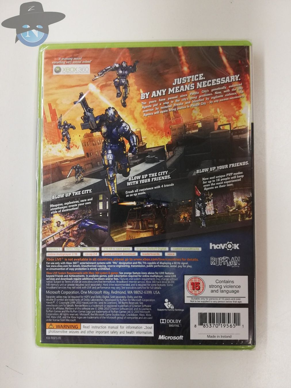 Microsoft Giochi: Crackdown 2 / XBox 360 / NEU - sealed - OVP -  bitte lesen – Nuovo (secondo la descrizione) da St. Gallen venduto da zorro_dc 1