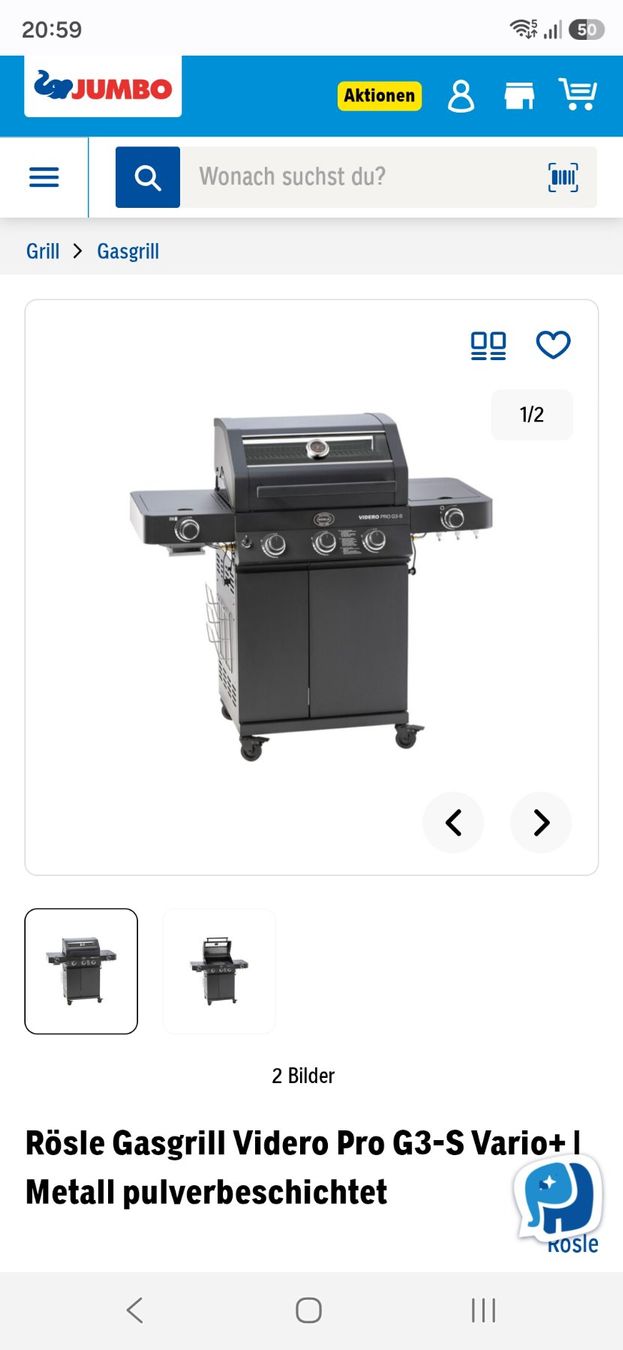 Rösle Grills: Top Grill - fast neu – Gebraucht aus Ruggell von momala