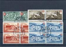 Tutti i francobolli: Patria 1946 im Viererblock sauber gest. – Usato da Winterthur venduto da Kyoung