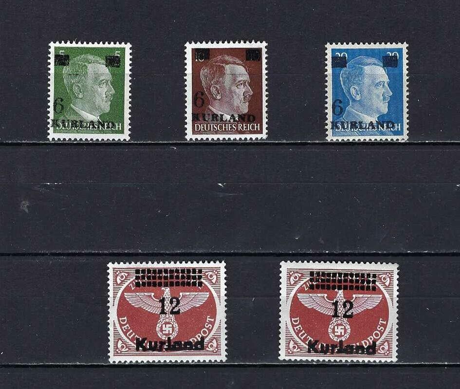 Tutti i francobolli: Besetzung Kurland 1 - 4 ** – Nuovo e nell'imballaggio originale da Altstätten SG venduto da Nandodax