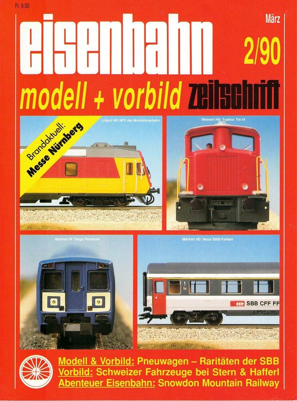 Revues & Magazines: Eisenbahn Heft Nr. 2/90 – D'occasion à Basel par Dogana