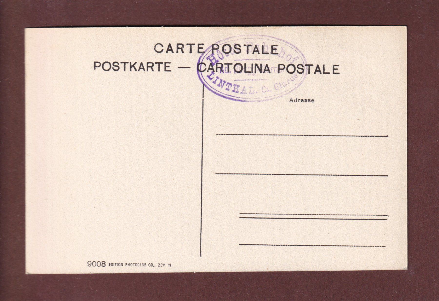 Cartoline postali: OBERE SANDALP - Spitzalpelistock – Usato da Pully venduto da nicecards 1