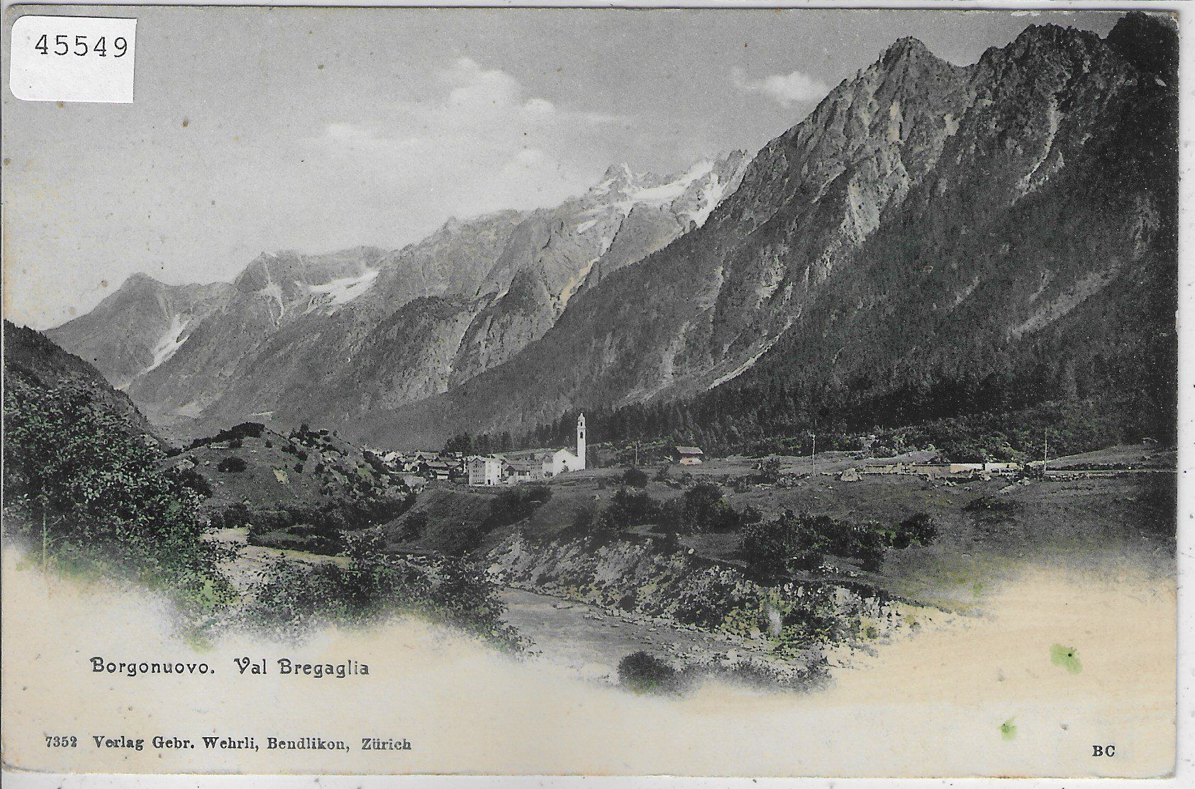 Cartes postales: Borgonovo - Val Bregaglia - coloriert – D'occasion à Ettingen par Kartenplanet