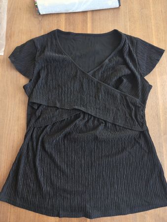 Damen Oberteil Schwangerschaft schwarz Grösse XL neu