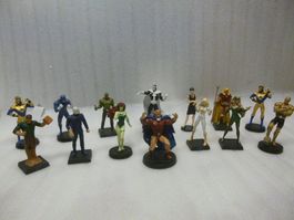 14x Marvel Heroes - Metal figurines - Metallfiguren