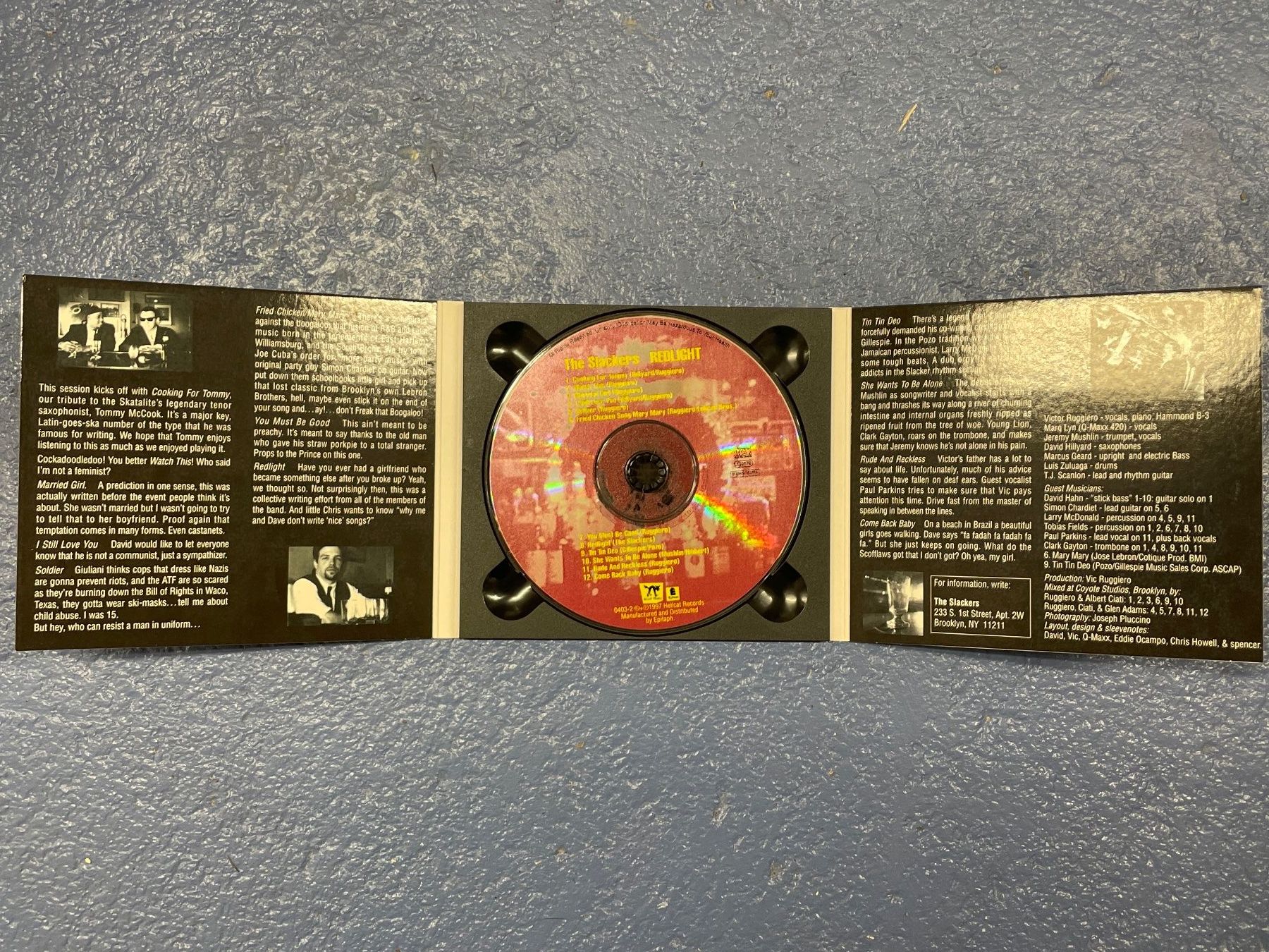 CD: [CD] THE SLACKERS - Redlight (1997) Neu – Nuovo (secondo la descrizione) da Frasnacht venduto da DiskSelection 2