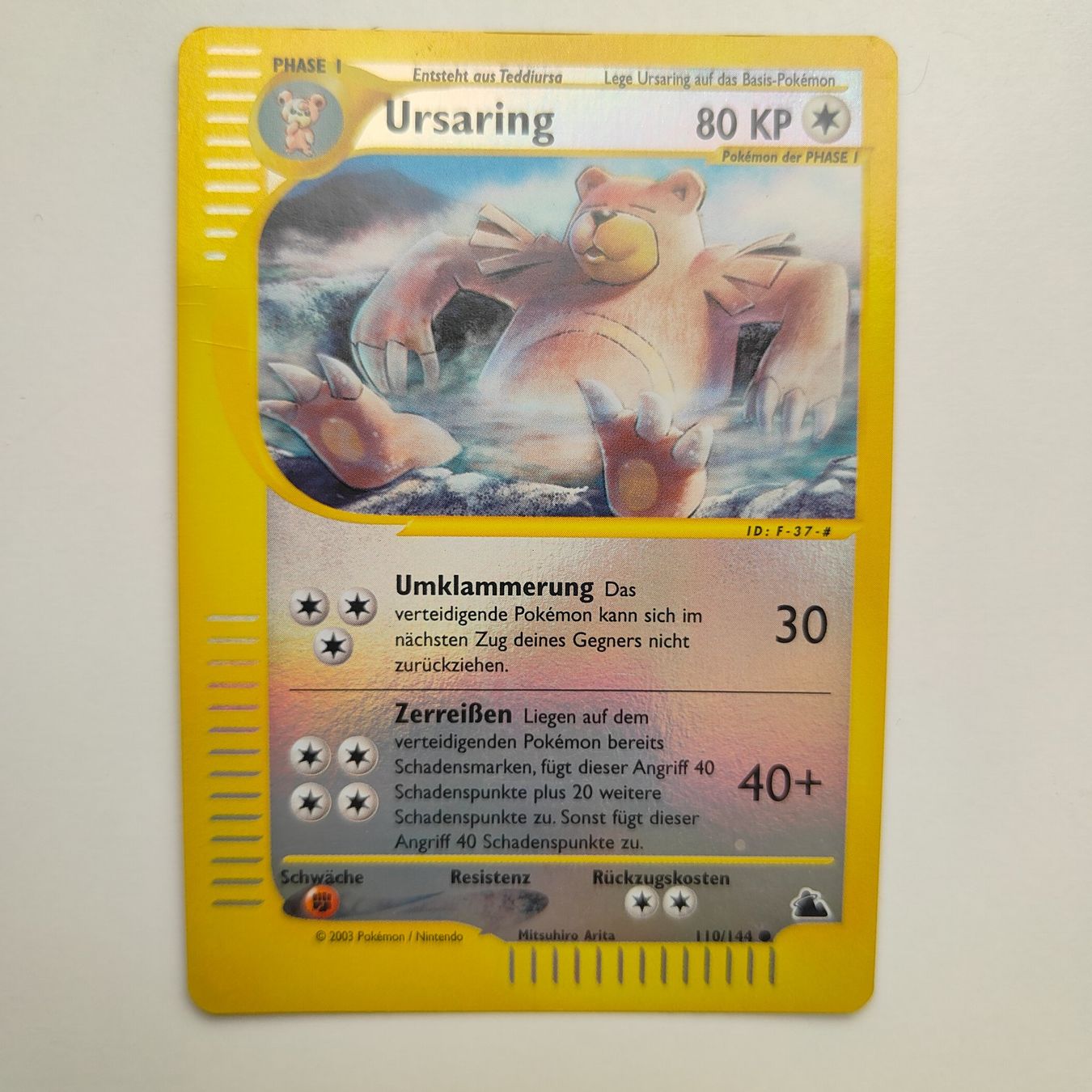 Pokémon Carte collezionabili: Pokemon Ursaring Reverse Holo Skyridge E-Series ab 1 CHF – Usato da Thalwil venduto da FigurenFreunde