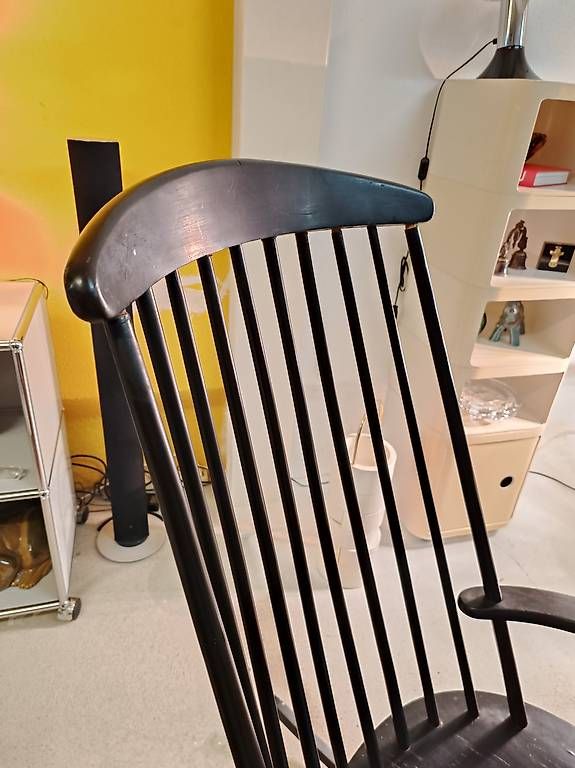 Sessel: Vintage Schaukelstuhl MCM Design – Gebraucht aus Winterthur von style-and-design.zrh 3