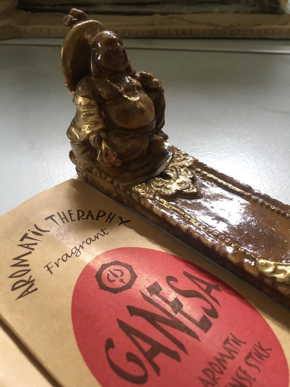 Supporti a parete: Promo! Räucherstäbchen Halter Buddha – Nuovo (secondo la descrizione) da Fislisbach venduto da Eye-Arts 6