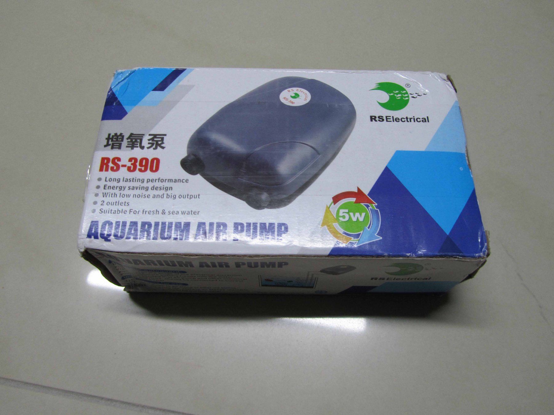 Pompe: Aquarium Sauerstoff pumpe- Doppel RS-390 – Nuovo e nell'imballaggio originale da moosseedorf venduto da RTN10 1
