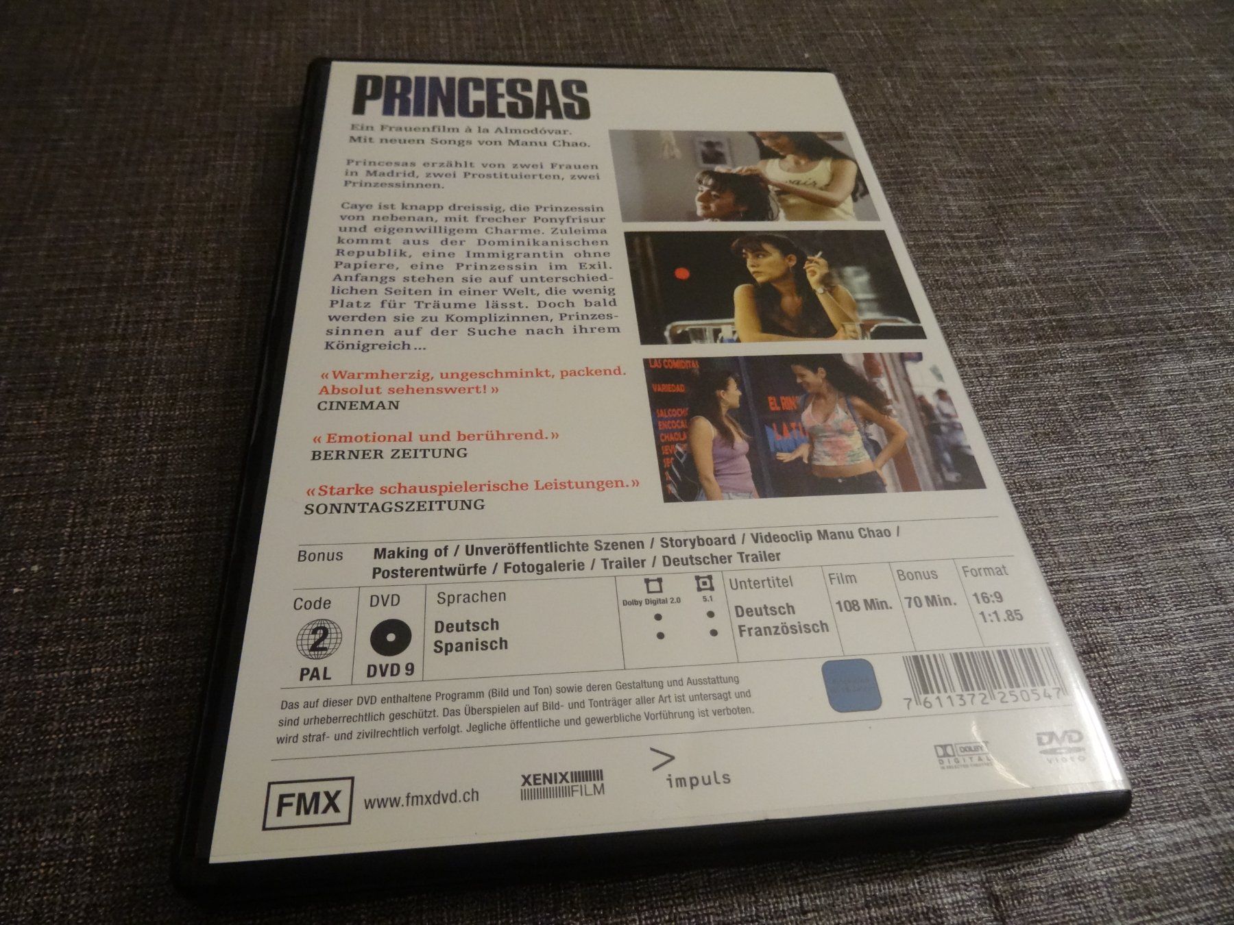 Alle DVDs: DVD Princesas Prinzessinnen – Gebraucht aus Olten von Disc-Verkauf 2