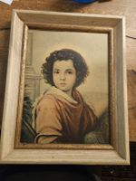 Gerahmtes Kinderbild, gerahmt, Vintage,