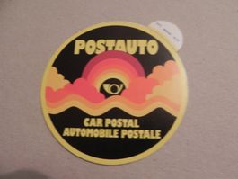 Kleber über 45 Jahre alt Post Postauto Car Postal 1978