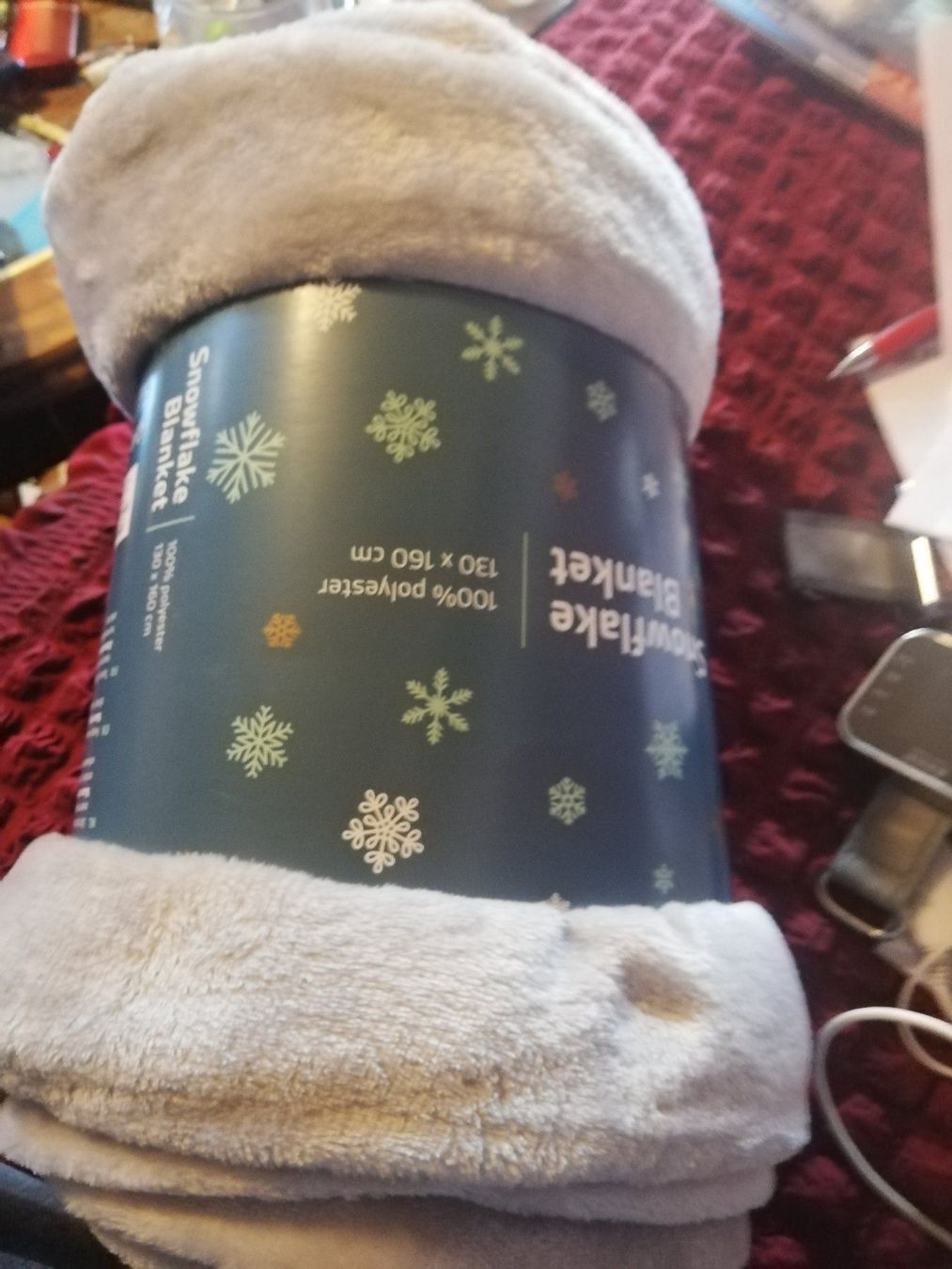 Teli da bagno: Bad touch Snowflake Blanket – Nuovo e nell'imballaggio originale da Stansstad venduto da kam_5wgj