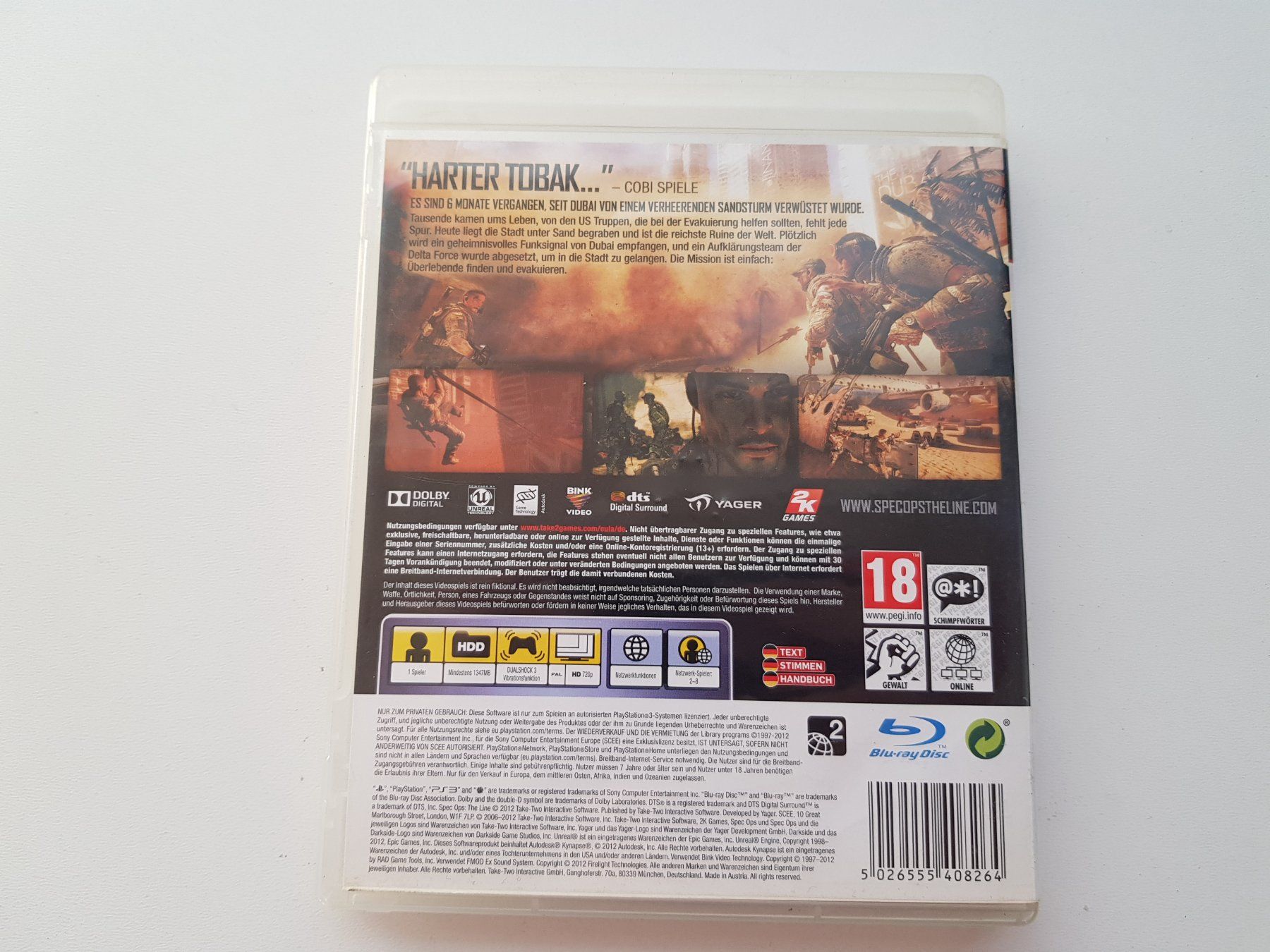 Spiele: Spec Ops the Line - Playstation 3 / PS3 – Neu (gemäss Beschreibung) aus Bassersdorf von retrolab 2