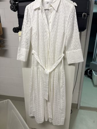 Zara Kleid, weiss, Grösse M, Sommerkleid mit Gürtel Top!