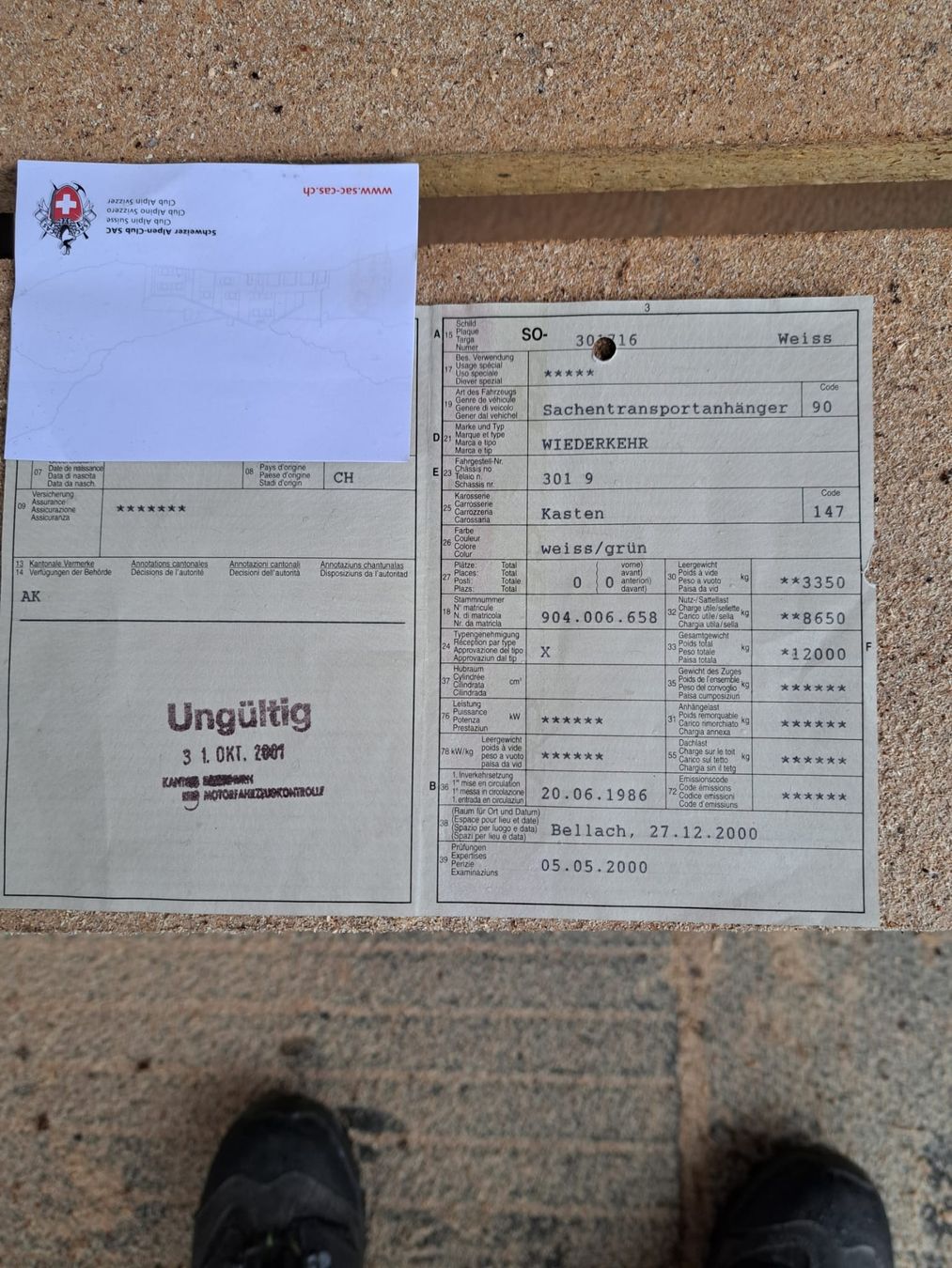 Rimorchi: Lkw Anhänger  – Usato da Langenbruck venduto da Hofi1977 4