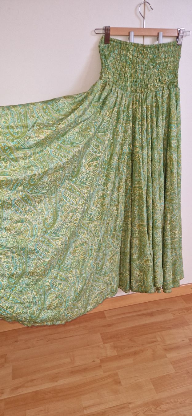 Pantaloni: Sarouel imprimé 70% Soie 30% Viscose taille unique  – Usato da Bercher venduto da Dusudouest 2