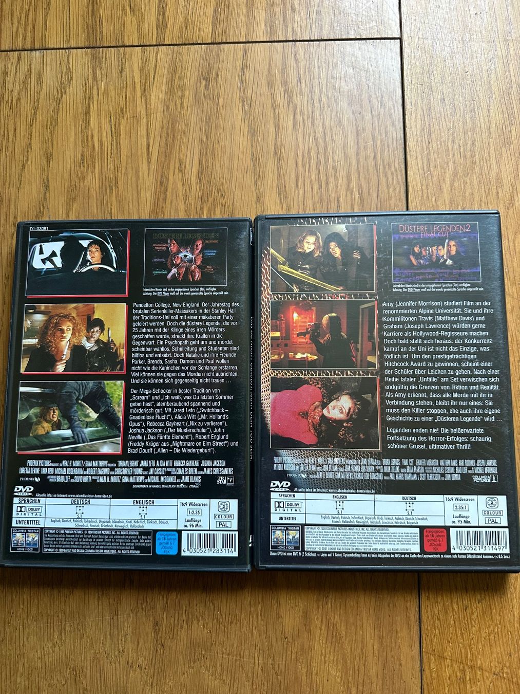 Tutti i DVDs: Düstere Legenden, 1-2 DVD – Usato da Benken ZH venduto da Audi-erich 1