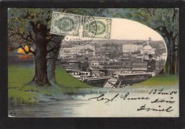 CCCP/ Helsinki - Basel ( Schweiz ) ,4.Vl.1904 auf AK !