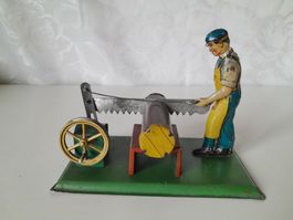 Wilesco Antriebsmodell, 10790 Waldarbeiter, ca. 1945
