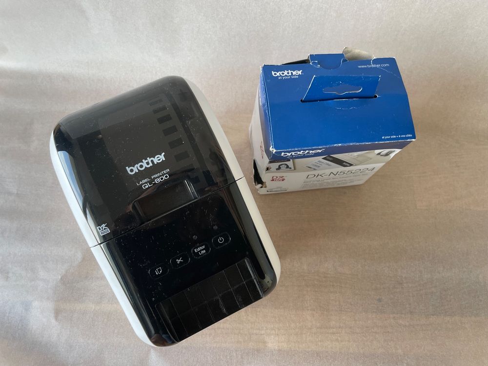Brother label printer ql 800 kaufen auf ricardo