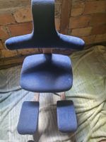 Kniestuhl Ergonomisch Blau Holz gebraucht