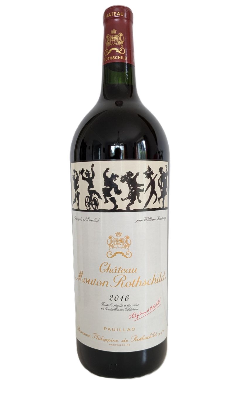 Mouton Rothschild Wein: Mouton Rothschild 2016 Magnum – Neu und originalverpackt aus Giffers von agu25