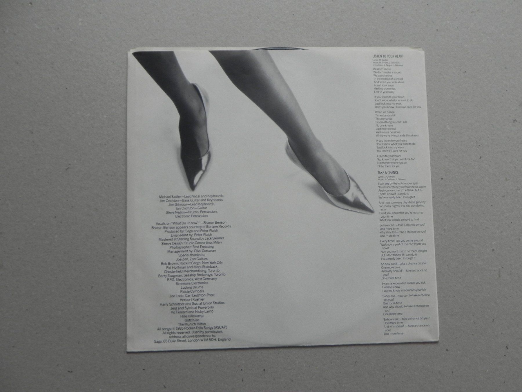 Dischi in vinile: LP Canada Rock Band Saga 1985 Behaviour – Usato da Siebnen venduto da krimsie 3
