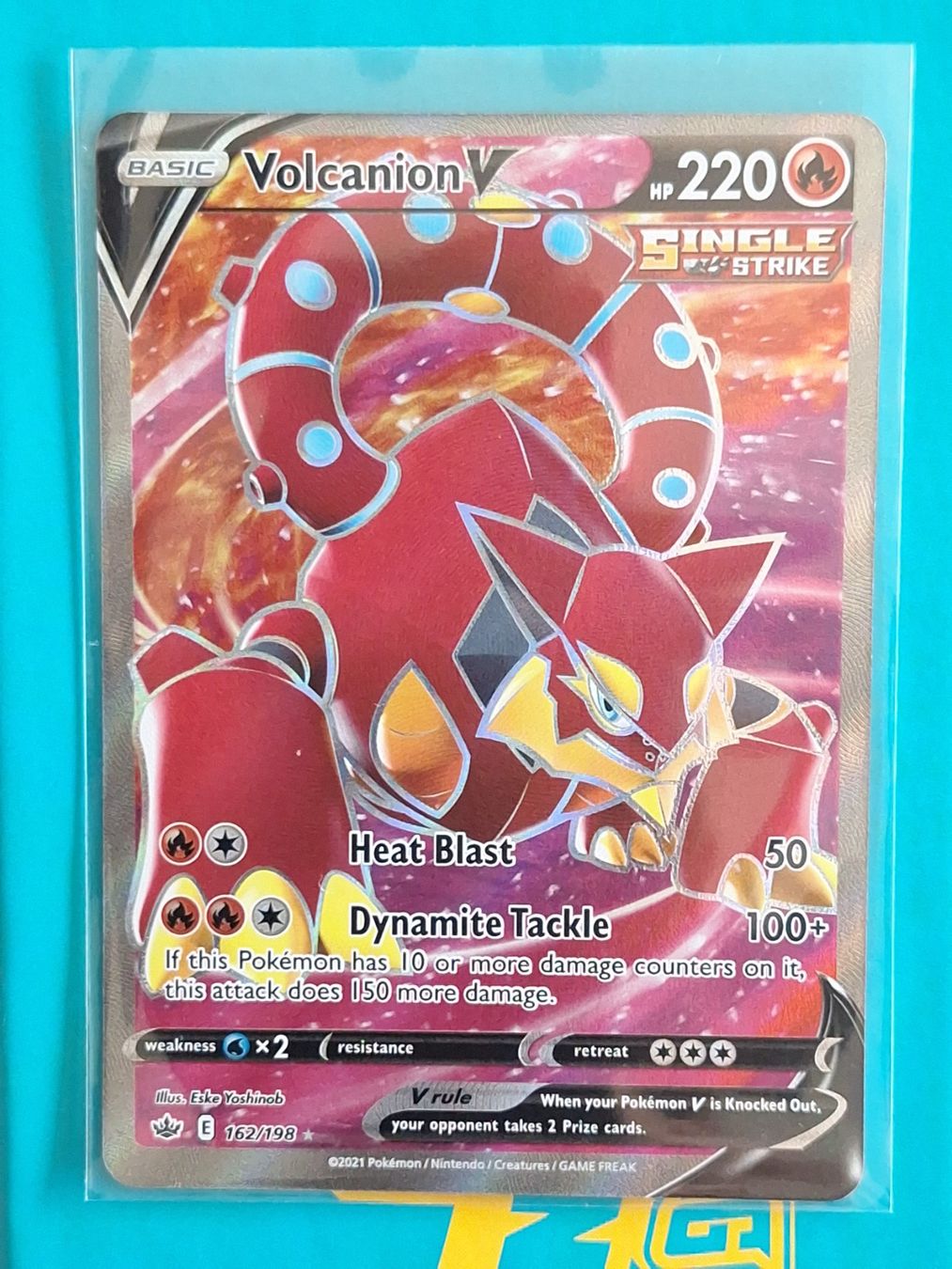 Pokémon Carte collezionabili: Volcanion V - Full Art – Usato da Altstätten SG venduto da GGsGameshop