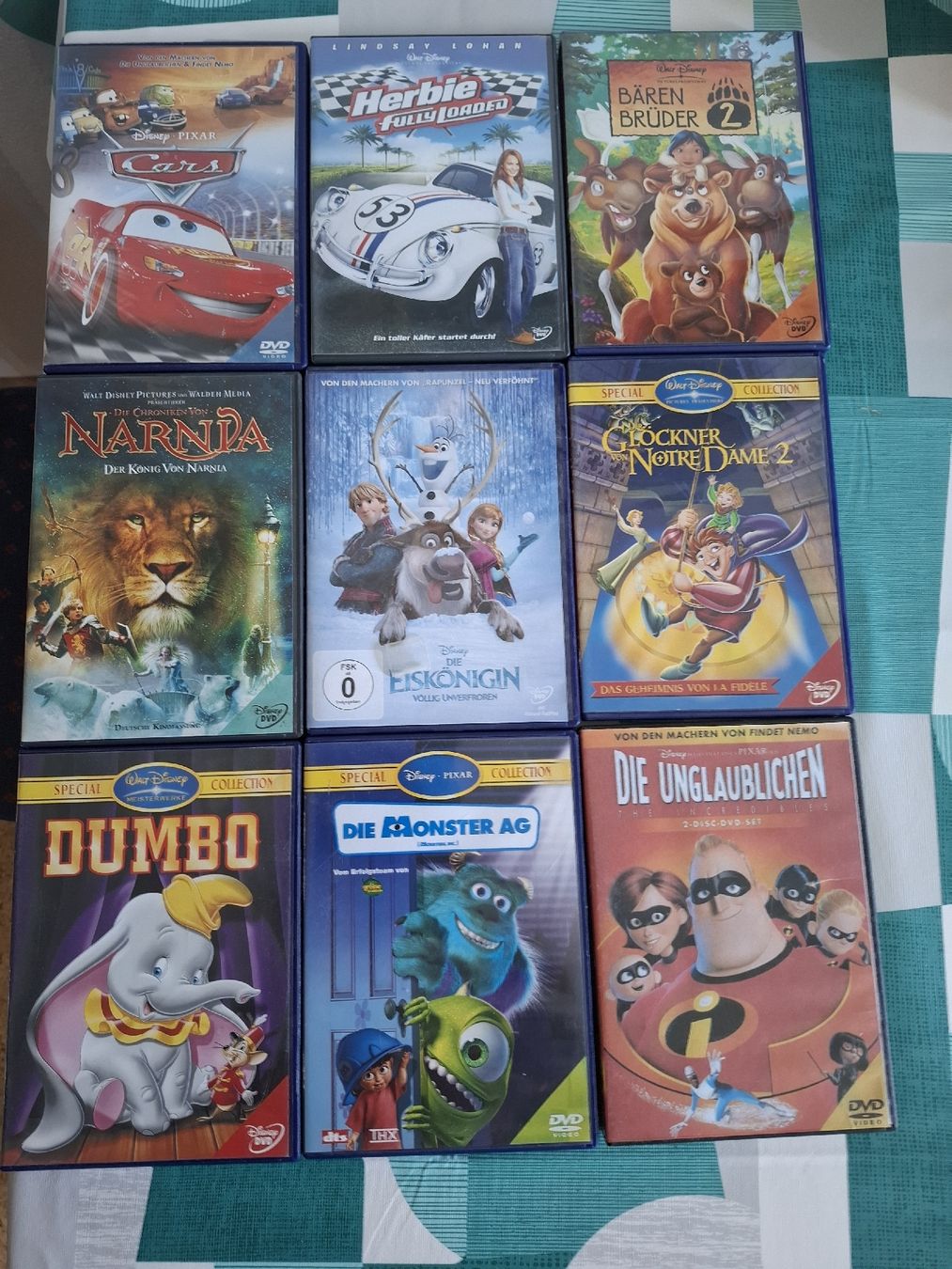 Tutti i DVDs: DVD Disney Pixar Collection 9 Stücke – Usato da Oberhelfenschwil venduto da bil_58ng