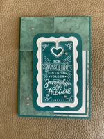 Handgemachte Karte „Sonnenschein & Freude“