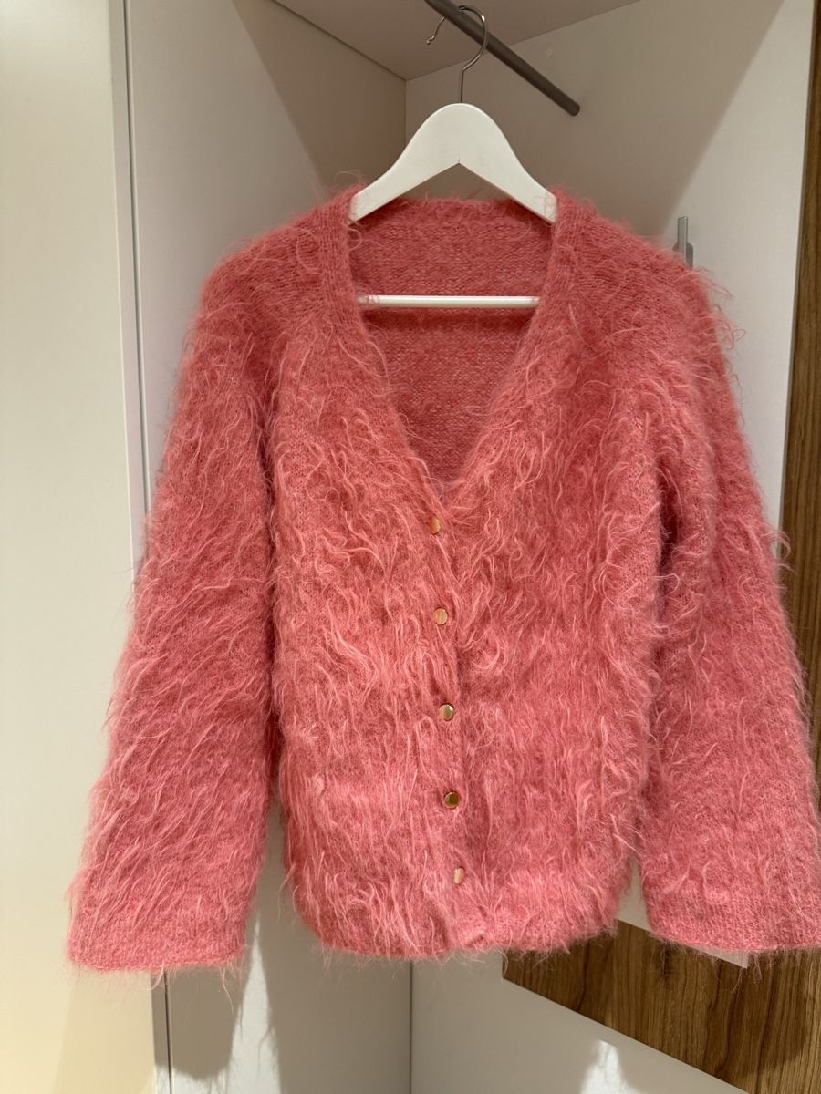 Maglioni & Felpe: Strickjacke rosa Mohair Grösse L – Nuovo (secondo la descrizione) da Regensdorf venduto da aid_hl7v