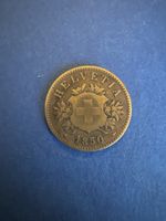 Pièce 20 Centimes Suisse 1850 Helvetia Bon état