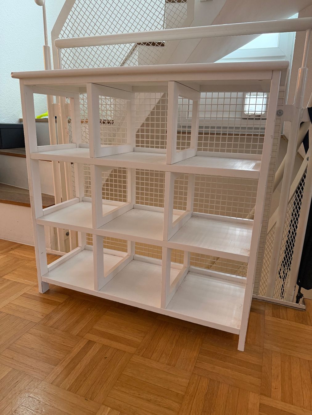 Scaffali: Regal weiss mit neun Fächern - Shabby chic – Usato da Belp venduto da Lulanis 1