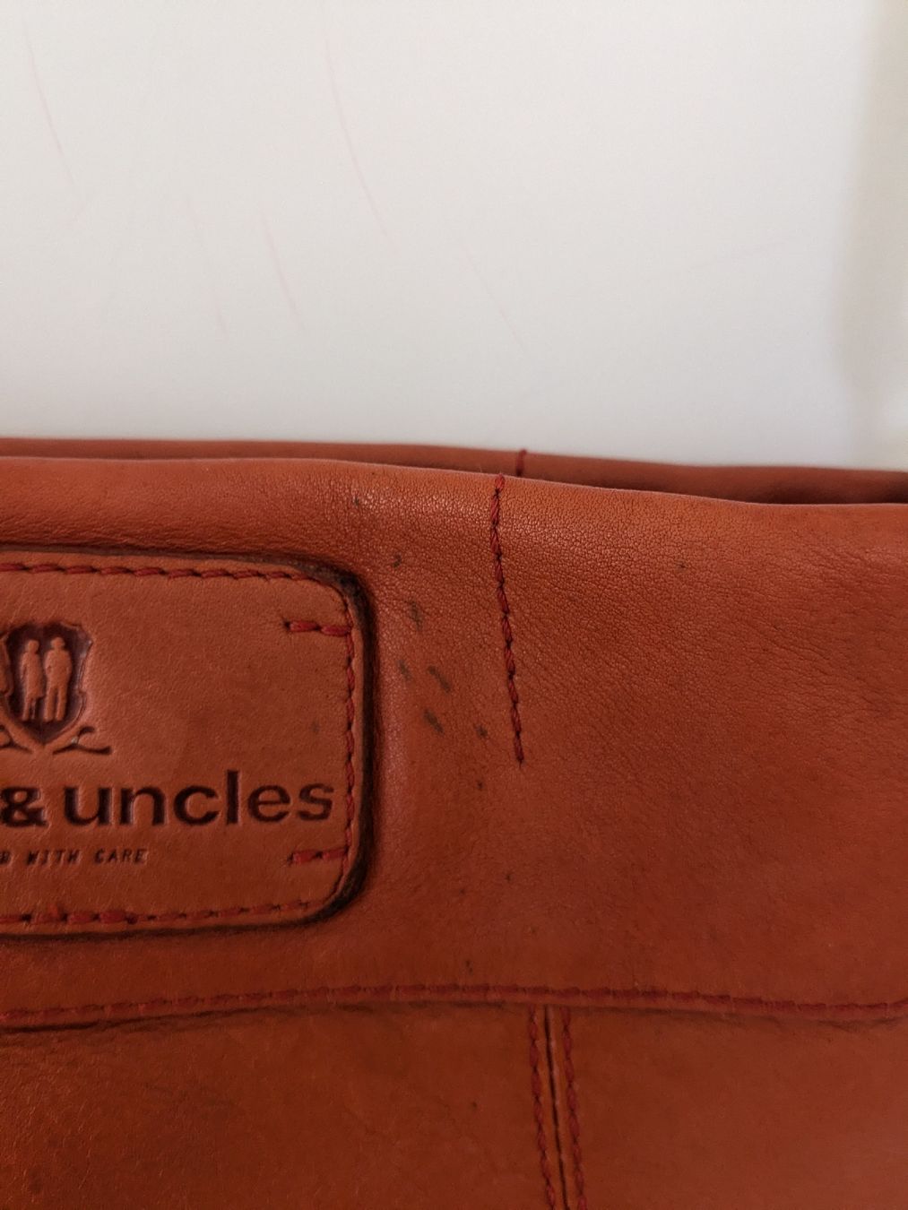 Aunts & Uncles Borse da donna: Tasche aunts & uncles Leder orange  – Usato da Rorschach venduto da olg_5qq2 2