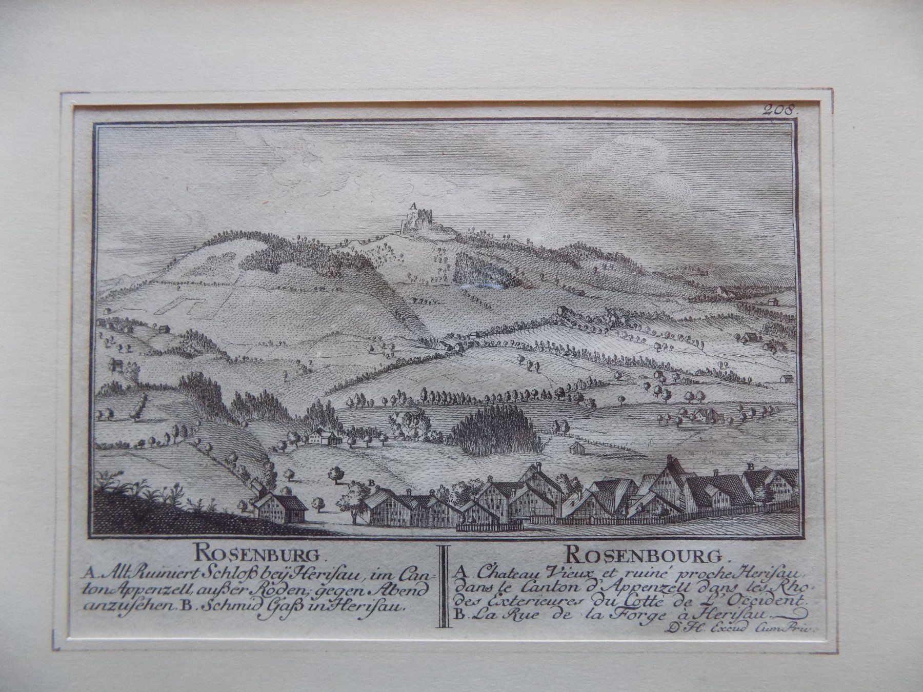 Gravures: Rosenburg Herisau – D'occasion à Risch par Rischli15 1