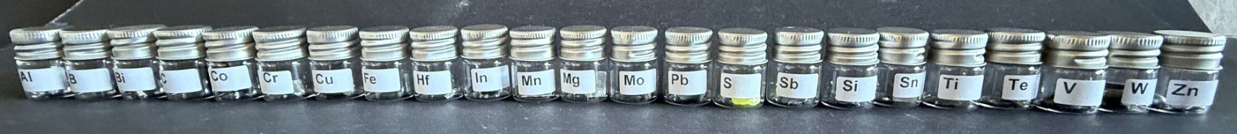Baukästen: Elementsammlung 23 chemische Elemente - schöne Stücke! – Neu (gemäss Beschreibung) aus Lützelflüh-Goldb von Elementis