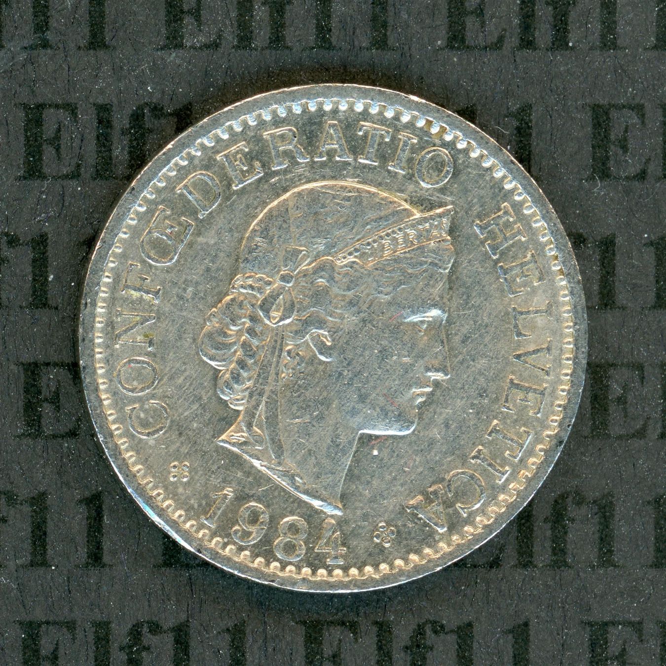 Tutti le monete: CHF___0.10 1984 -vz 10 Rappen – Usato da Widnau venduto da Elf11