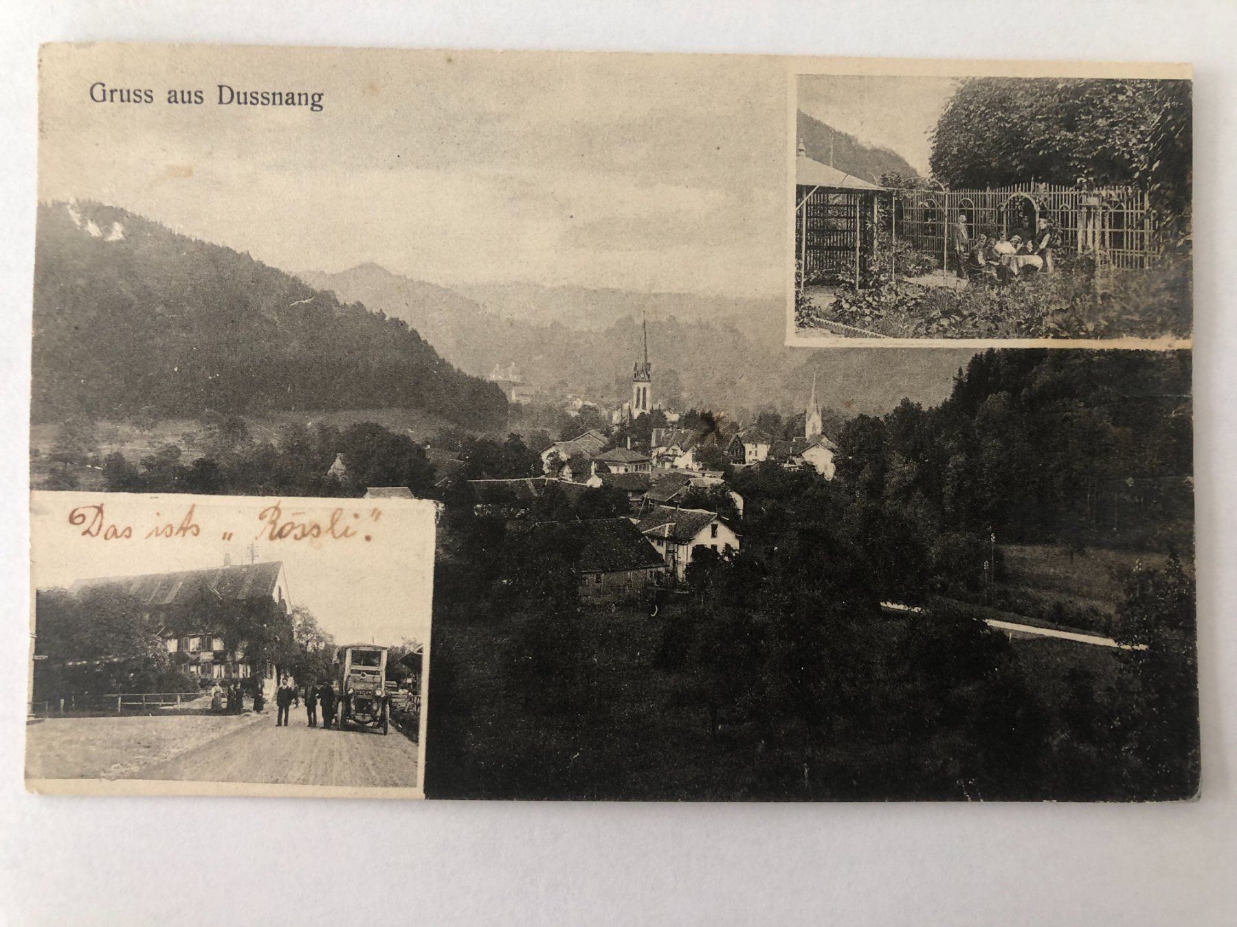 Cartoline postali: Gruss aus Dussnang 1921 – Usato da Pfäffikon ZH venduto da Waltoversand